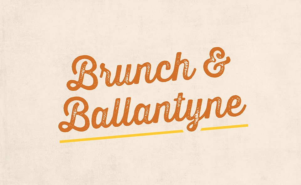 Brunch & Ballantyne Event Direct Mail - Blake Lookabill Portfolio